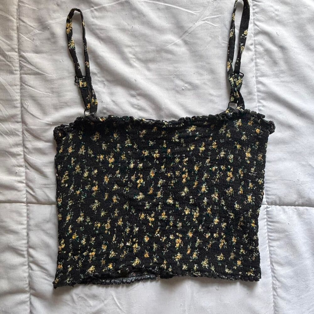Women's floral Crop-top